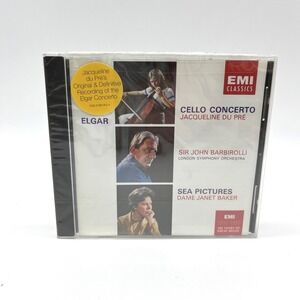 Elgar Cello Concerto Sea Pictures Jacqueline Du Pre Sir John‎ Barbirolli EMI CD
